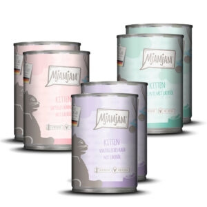 6x400g Mixpack MjAMjAM Kitten Kattenvoer nat