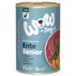 6x 400g WOW Senior Eend Hondevoer nat