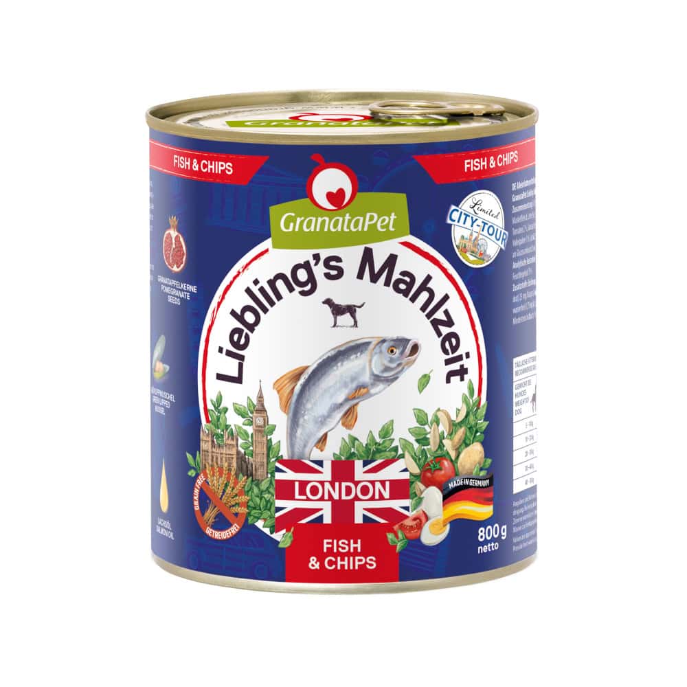 Granatapet Lievelingsmaaltijd City Tour London natvoer voor honden – 6 x 800 g