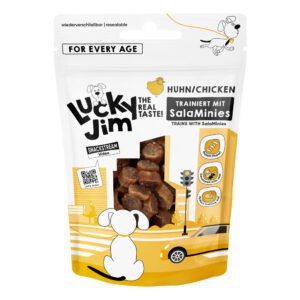 70g Lucky Jim Salamini gevogelte hondensnacks