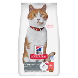 7kg Hill's Science Plan Adult Sterilised Zalm droogvoer voor katten