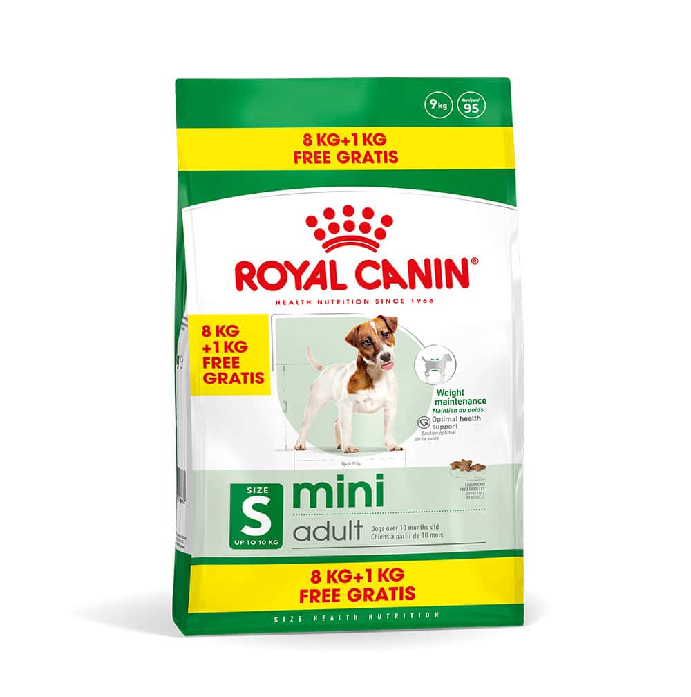 8 kg + 1 kg gratis! Royal Canin Bonus Bag droogvoer voor honden 9 kg – Mini Adult (8 kg + 1 kg gratis!)