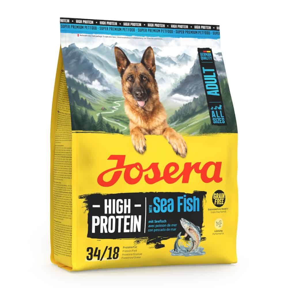 900g Josera High Protein Adult Zeevis droogvoer voor honden