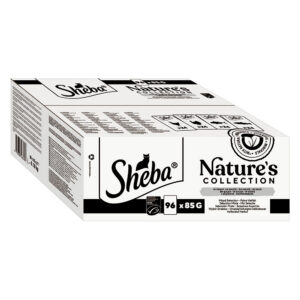 96x 85g Sheba Nature's Collection in Saus Fijne variatie Kattenvoer nat