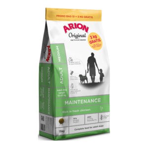Arion Original Maintenance Medium Breed Kip - 12 + 3 kg gratis
