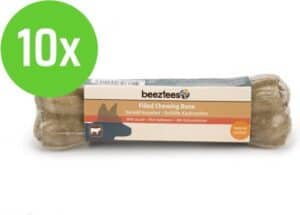 Beeztees Gevuld Kauwbot - Hondensnack - Bullepees - 15 cm - 10 stuks