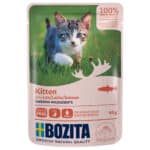 Bozita Hapjes in Saus Kitten Kattenvoer – Zalm – 12 x 85 g
