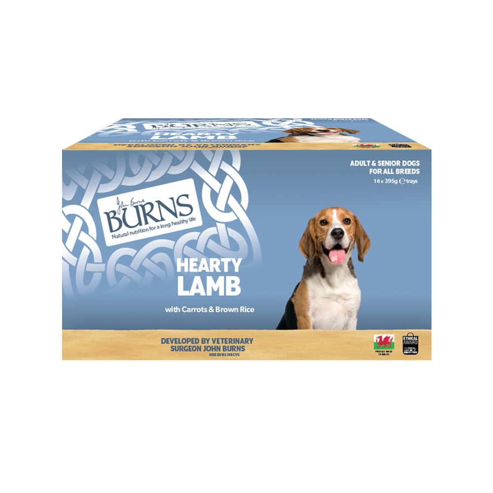 Burns natvoer voor honden – Lam – 16 x 395 g