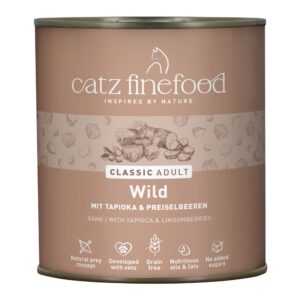 catz finefood Blik Kattenvoer – Wild – 6 x 800 g