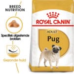 2×7,5kg Pug Adult Royal Canin Breed Hondenvoer