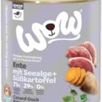 6x 400g WOW Senior Eend Hondevoer nat
