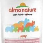 Almo Nature HFC Jelly maaltijdzakjes Kattenvoer – Tonijnfilet met garnalen – 6 x 55 g