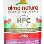 Almo Nature HFC Jelly maaltijdzakjes Kattenvoer – Tonijnfilet met garnalen – 6 x 55 g