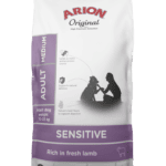 12kg Arion Original Sensitive Medium Breed Lam hondenvoer droog