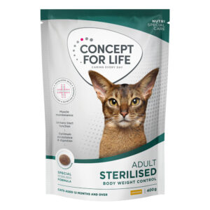 Concept for Life Sterilised Cats Kip Kattenvoer - Nieuw Receptuur: 400 g