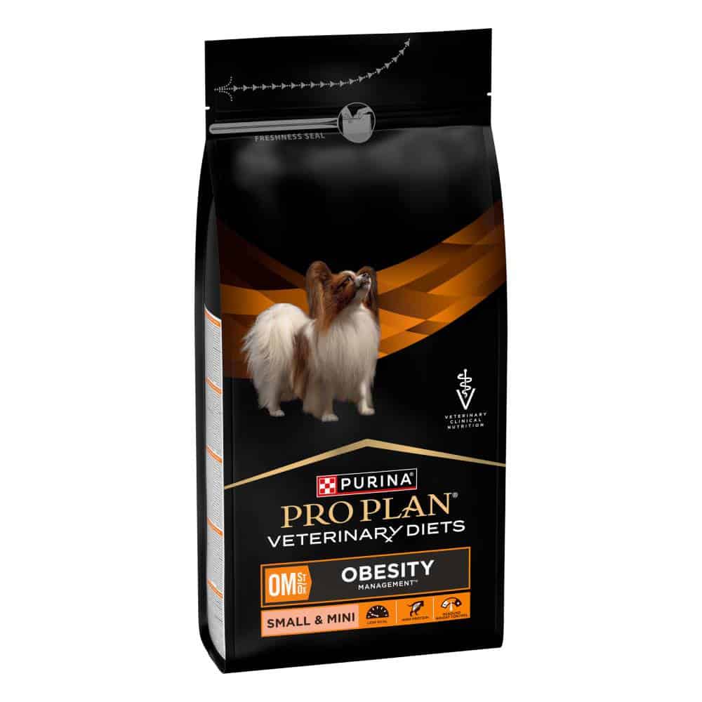 Dubbelpak: 2×1,3kg PURINA PRO PLAN Veterinary Diets OM Obesity Management Small & Mini droog hondenvoer