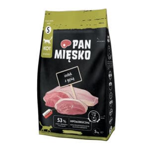 Dubbelpak: 2x5kg Pan Mięsko Kat Kalkoen met gans Small droogvoer voor katten