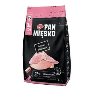 Dubbelpak: 2x5kg Pan Mięsko Kitten Kip met konijn XS droogvoer voor katten