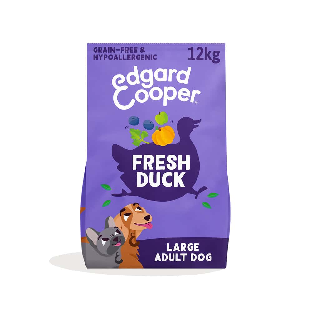 Edgard & Cooper Large Adult Hond Eend graanvrij – 12 kg