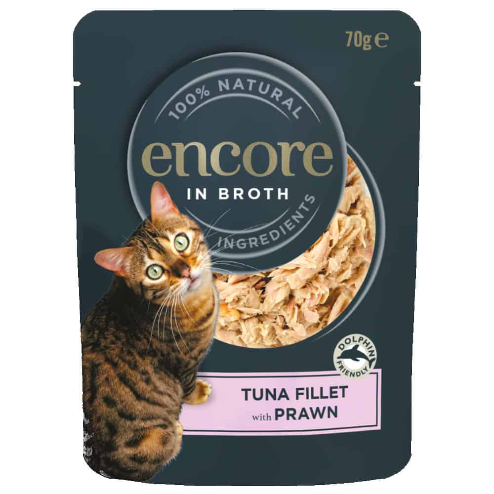 Encore Cat Zakjes – Tonijn met Garnalen – 1,12 kg