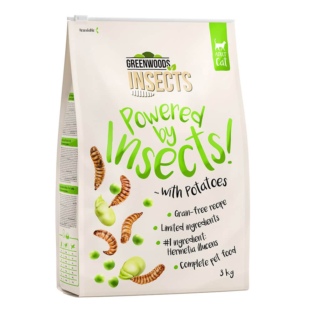 Greenwoods Insects Insecten met aardappelen, erwten en favabonen – 9 kg