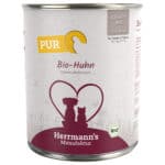 Herrmann’s Vlees Puur 6 x 800 g Hondenvoer – Bio-Kip