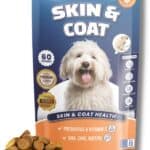 Huid & vacht Hond – Omega 3-6-9 – 60 stuks – Kauwsnack – Voor gezonde huid – Glanzende vacht – Tegen haarverlies – Kale plekken – bij honden