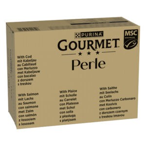 Jumbopack Gourmet Perle 96 x 85 g - Ocean Flakes in Saus (4 Soorten)