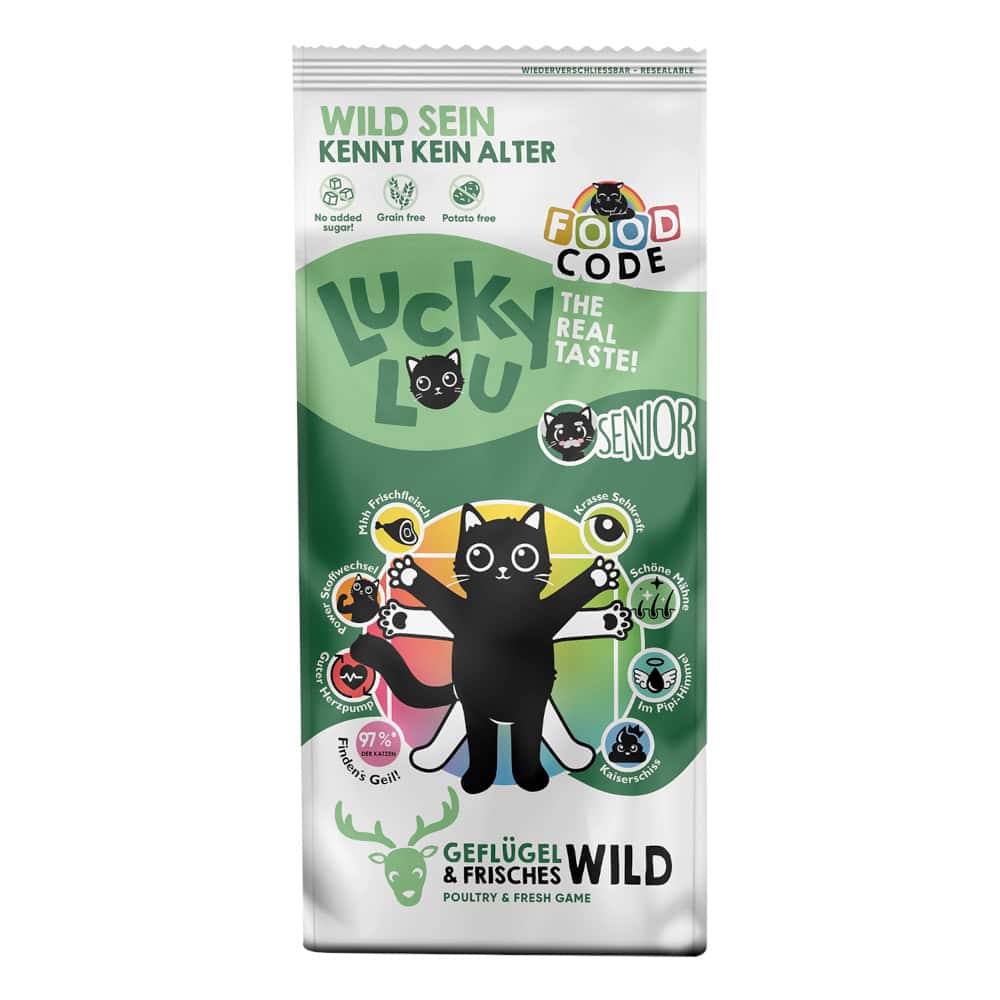 Lucky Lou Senior Gevogelte & Wild – 6 kg