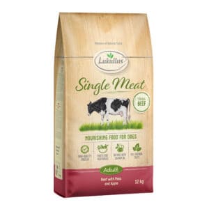 Lukullus Single Meat Rund - Dubbelpak: 2 x 12 kg Nieuw Receptuur