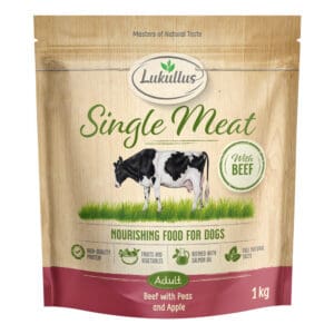 Lukullus Single Meat Rund - Voordeelpakket: 5 x 1 kg Nieuw Receptuur
