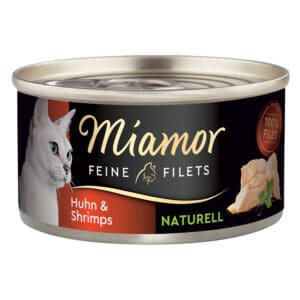 Miamor Fijne Filets Naturel 6 x 80 g Kattenvoer - Kip & Garnaal