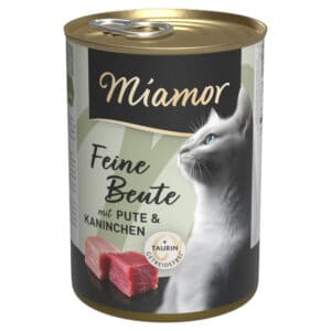 Miamor Fijne Prooi 24 x 400 g Kattenvoer - Kalkoen & Konijn