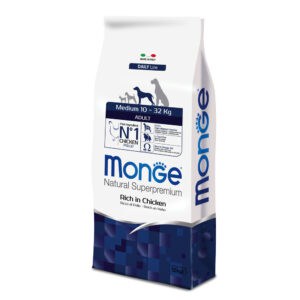 Monge Super Premium Adult Hond Medium - 12 kg