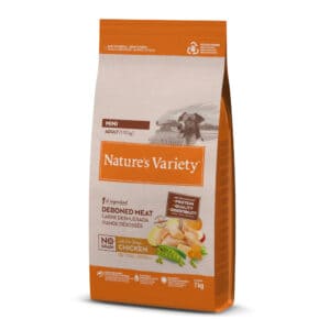 Nature's Variety Selected Mini Adult Scharrelkip Hondenvoer - Dubbelpak: 2 x 7 kg