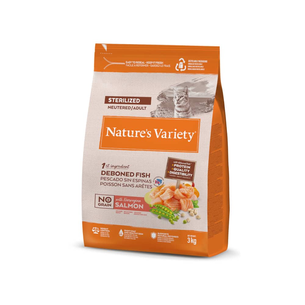 Nature’s Variety Selected Sterilized Noorse zalm – 3 kg