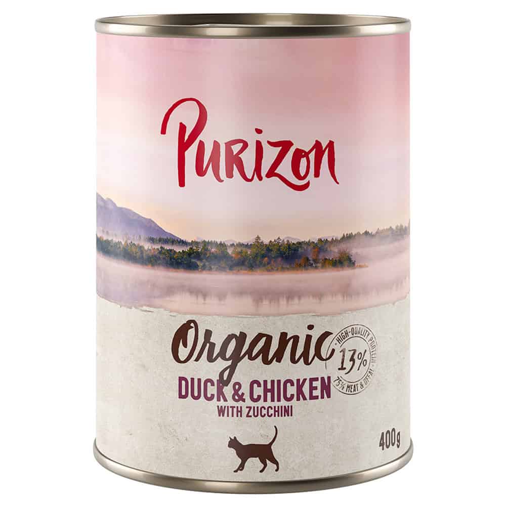 Purizon Organic – NIEUW Senior Rundvlees met pompoen – 6 x 400 g