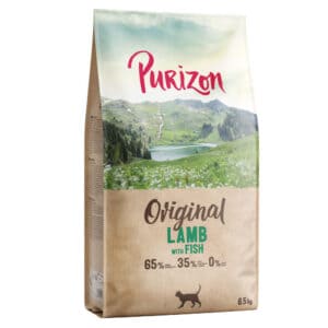 Purizon Original Lam met vis - graanvrij - Nieuw Recept Dubbelpak: 2 x 6,5 kg