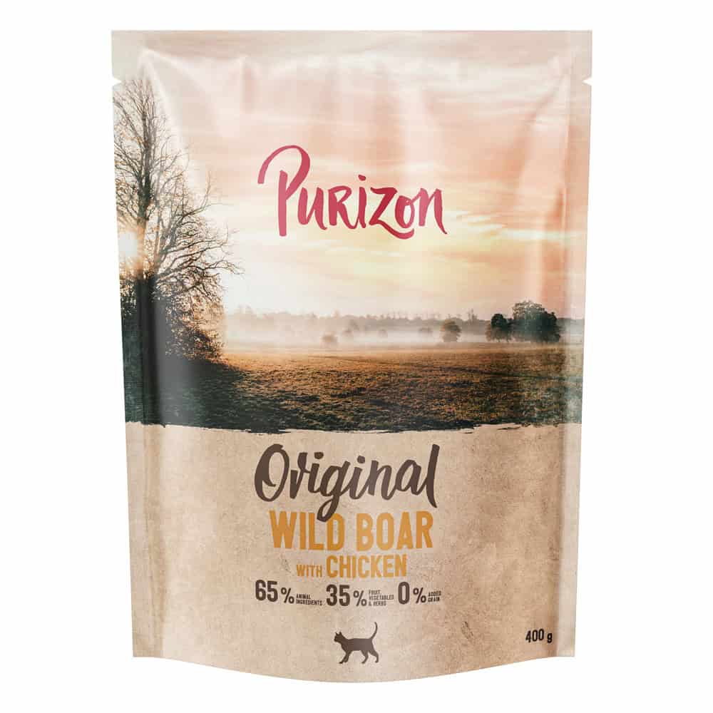 Purizon Original wild zwijn met kip – graanvrij – Nieuw Receptuur – 400 g
