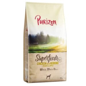 Purizon Superfoods kip met haring, aardappelen en appels - Dubbelpak: 2 x 12 kg