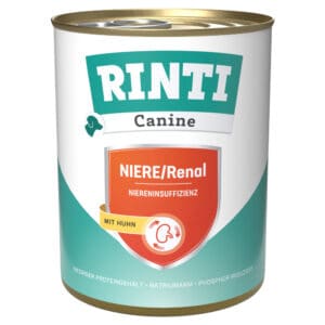 RINTI Canine Nier met Kip Hondenvoer 800 g - 6 x 800 g
