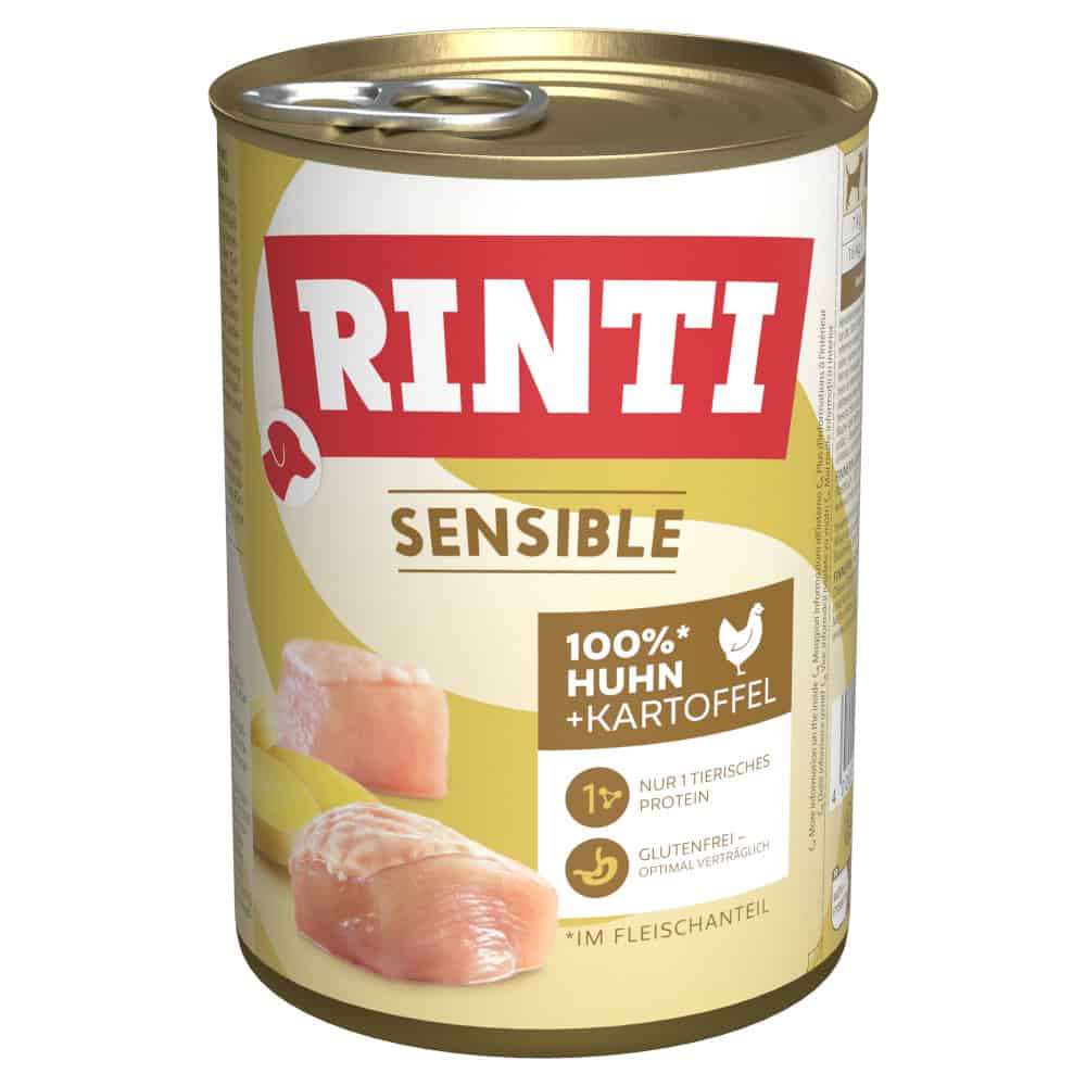 Rinti Sensible – Kip & Aardappelen – 400 g