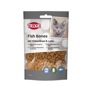 Trixie Fish Bones - Kippenborst & Zalm - Kip & Zalm - 50 g