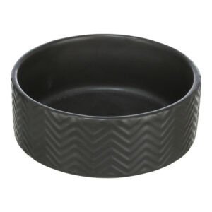 Trixie keramische kom, zwart 900ml Ø16cm hond – 900 g