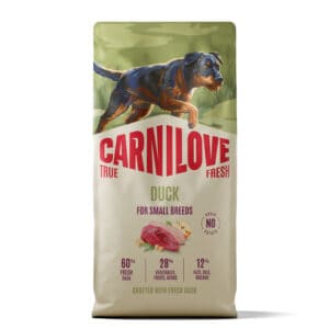 Voordeelpak: 2x12 kg Carnilove True Fresh Eend Adult Mini Hondenvoer droog