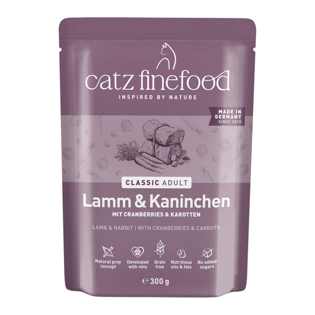 Voordeelpakket catz finefood 24 x 300 g – Lam & Konijn