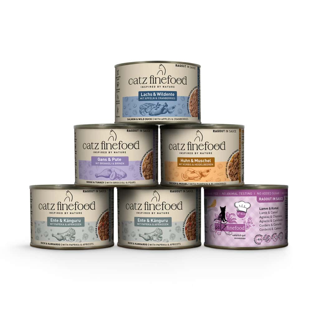 catz finefood Ragout – Mix (5 Soorten) – 24 x 190 g