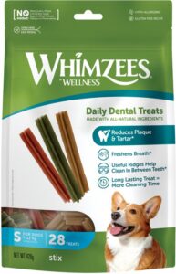 Whimzees Stix S - Kauwsnacks - Hond - 11,9cm - 24st