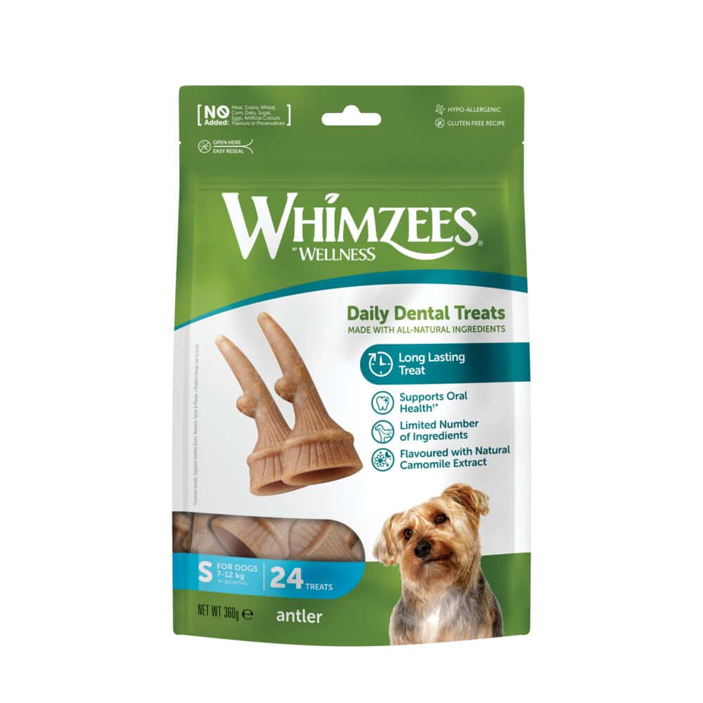 Whimzees Voordeelverpakking Occupy Antler S 24 stuks