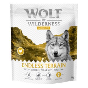 Wolf of Wilderness "Explore The Endless Terrain" Mobiliteit - graanvrij - Voordeelpakket: 4 x 1 kg: Nieuw Recept